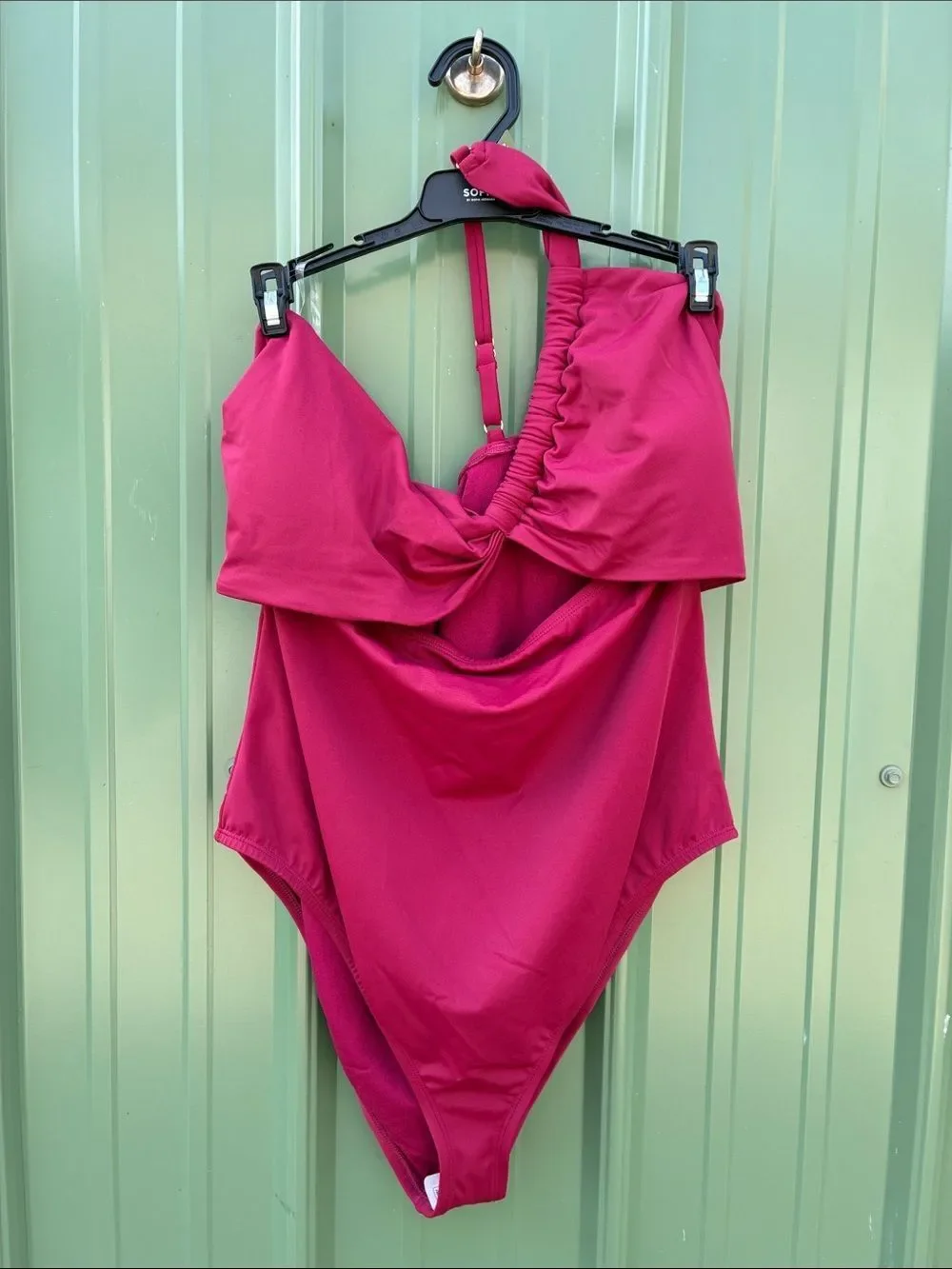 Sofia by Sofia Vergara One Shoulder One-Piece Swimsuit Size XL